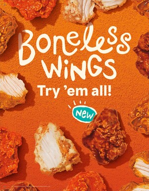 Popeyes® Takes its Wing Game to the Next Level with the Arrival of Boneless Wings