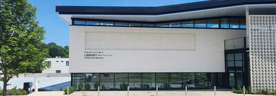 Protected from high groundwater levels: Penetron’s crystalline concrete waterproofing technology ensures a substantially longer service life for the below-grade structures of the Donaldson Library.