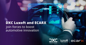 DXC LuxoftとECARXのパートナーシップが自動車メーカーの先進的なイノベーション能力を強化