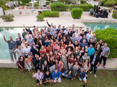The Swoogo team at a company offsite in Cancun, Mexico, 2024