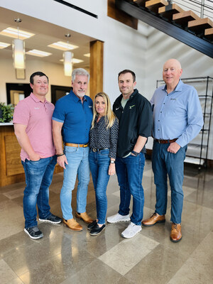 Redox Bio-Nutrients is a family owned and operated business. From left, Kody, Darin, Valerie and Colton Moon, John Kelly.