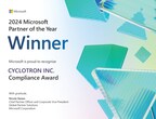 Cyclotron wins 2024 Microsoft Partner of the Year for Compliance