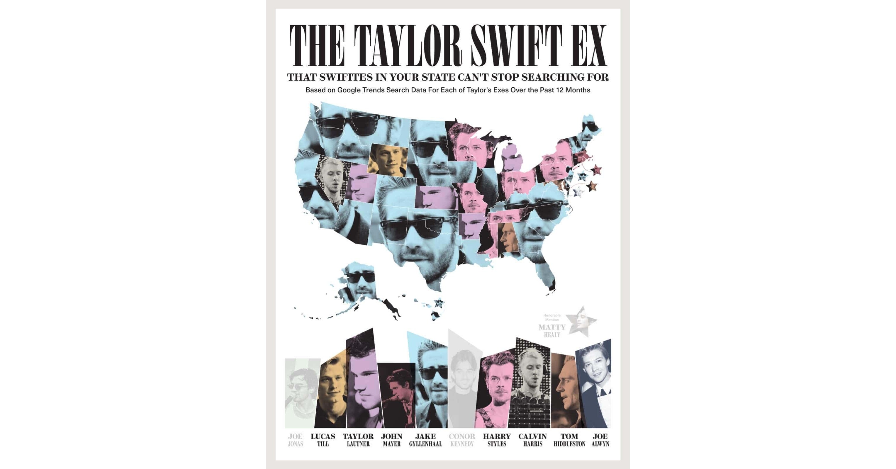 Bad blood? New study reveals Taylor Swift’s most popular exes in every state