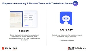 Solix ECS Is First to Deliver Affordable, Enterprise-Grade, Intelligent Document Management for Accounting and Finance Teams
