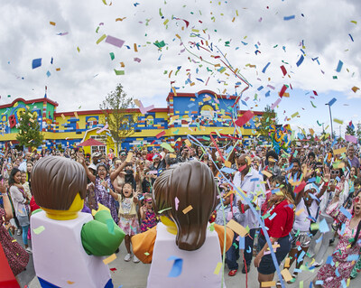 Merlin Entertainments’ LEGOLAND® New York Resort Breaks World Record for Largest Disco Dance Party on Opening Day of New Minifigure Skyflyer Ride