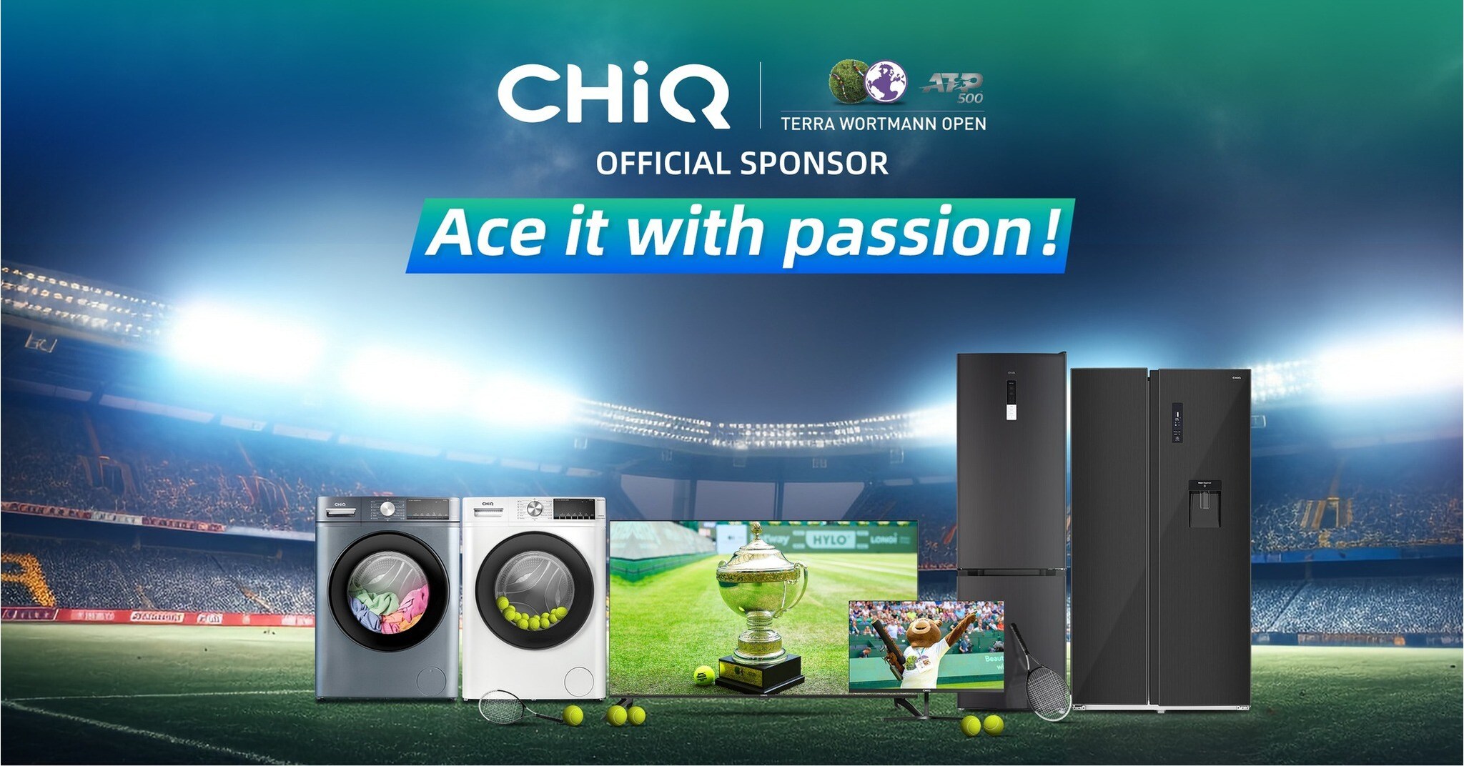 CHiQ gl&auml;nzt bei Terra Wortmann Open