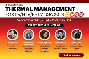 Automotive IQ's Thermal Management for EV/HEV/PHEV USA 2024 Is Returning to Dearborn, Michigan