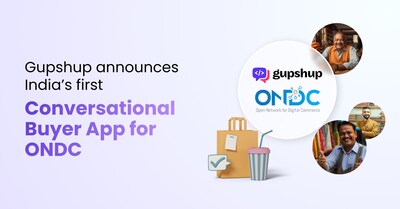 Gupshup brings the first conversational buying experience on ONDC