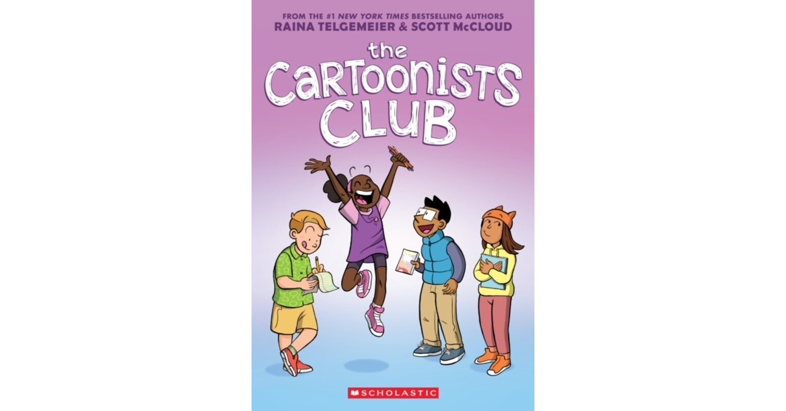 Scholastic’s Graphix announces the Cartoonists Club of bestselling comic book legends Raina Telgemeier and Scott McCloud