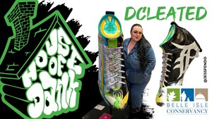HOUSE OF DANK ACQUIRES UNIQUE CLEAT ART INSTALLATION BY JESS FENDO IN SUPPORT OF THE BELLE ISLE CONSERVANCY
