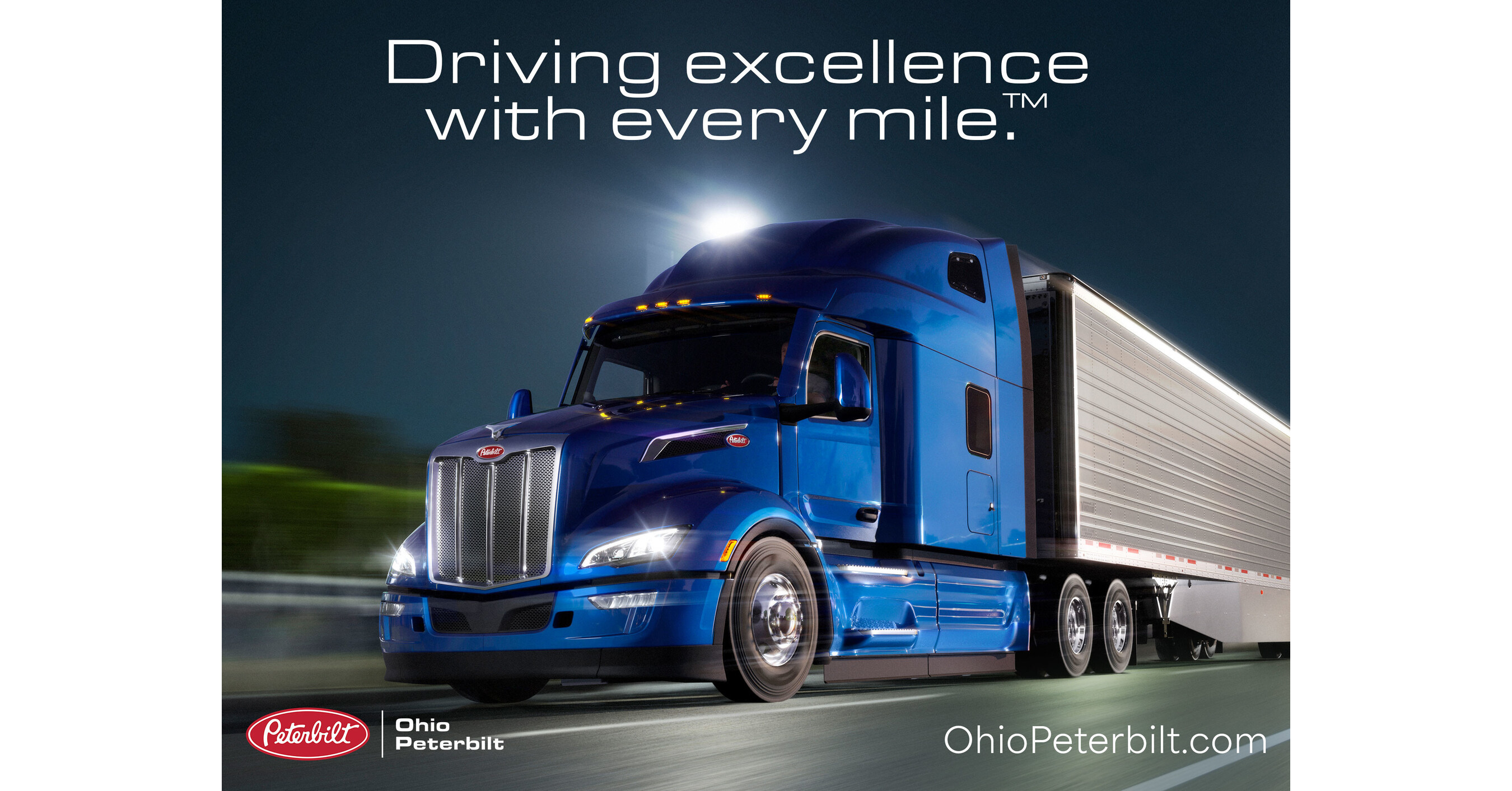 Ohio Peterbilt Launches “Driving Excellence with Every Mile” Campaign