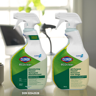 CloroxPro Clorox EcoClean products are designed for use in a wide range of shared spaces, including schools, gyms, offices, daycares, and other facilities. (CNW Group/CloroxPro® Canada)