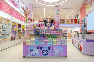 The new flagship features IP collections such as Sanrio, Disney and Barbie