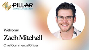 Pillar Clinical Research Expands Leadership Team with the Addition of Zach Mitchell as Chief Commercial Officer