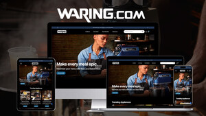 Waring Debuts New Website, Offering an Improved Customer Experience and Refreshed Look