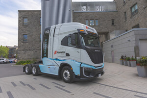Quebec's first hydrogen-powered truck is on the road