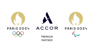 Accor Paris 2024 logo (PRNewsfoto/Accor)