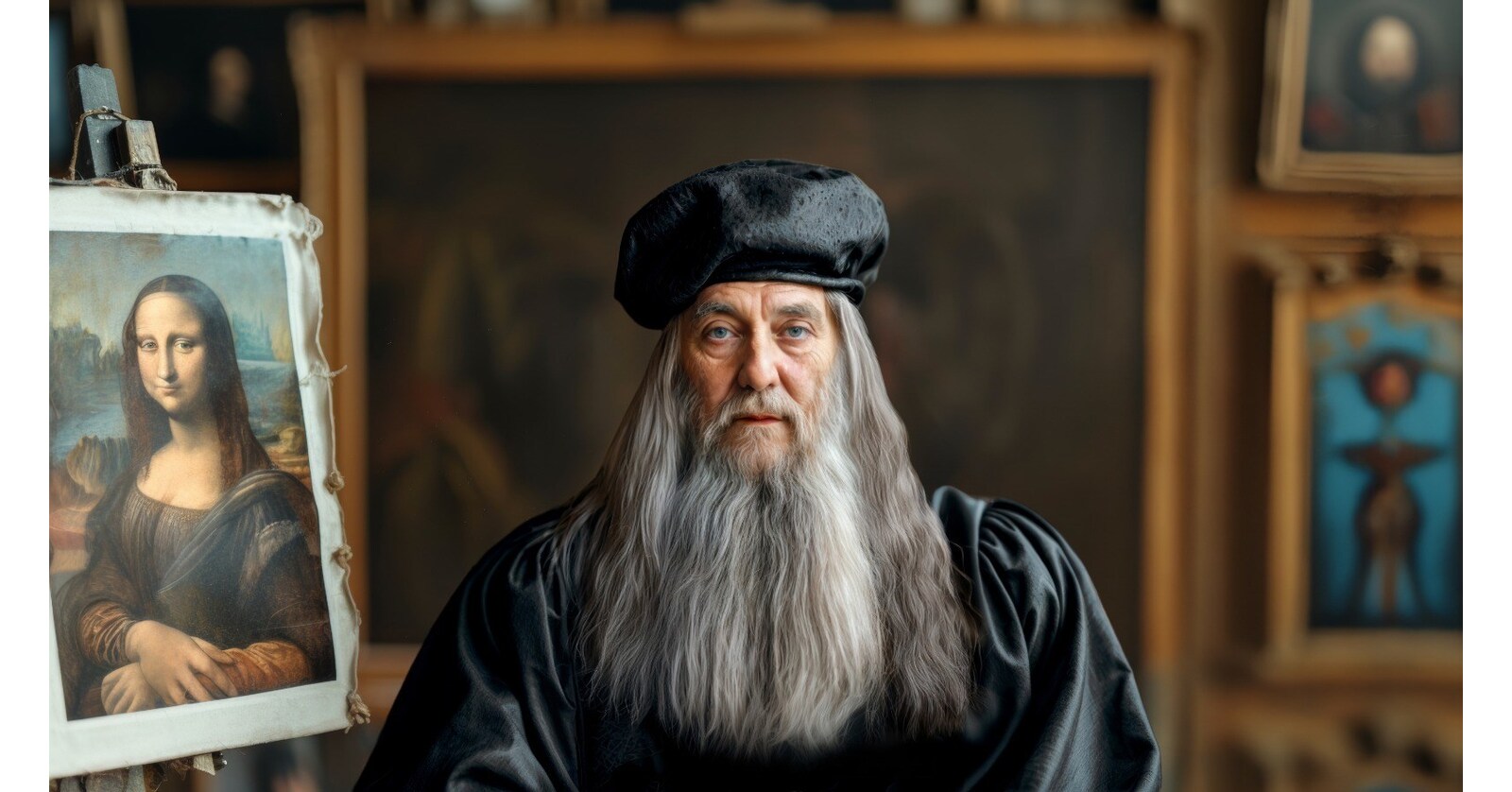 Leonardo da Vinci Resurrects With AI During Chicago AI WeeK organised by AI2030, Recreated By Dinis Guarda, AI.DNA, Wisdomia.ai, ztudium