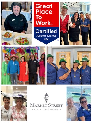 Market Street Memory Care Residence East Lake Celebrates Six Years as a Certified Great Place to Work®