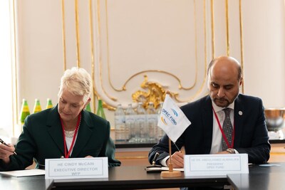 WFP Executive Director, Cindy McCain and OPEC Fund President Abdulhamid Alkhalifa