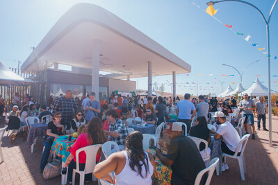 A cerimônia de inauguração do novo bairro planejado em Itatiba foi um sucesso, reunindo autoridades, futuros moradores e empresários.