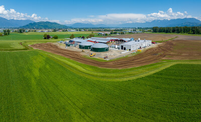 FortisBC and Dicklands Farms produce Renewable Natural Gas from local agricultural waste. (CNW Group/FortisBC)