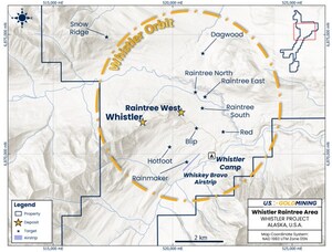 U.S. GoldMining Commences Drilling at the Whistler Gold-Copper Project, Alaska