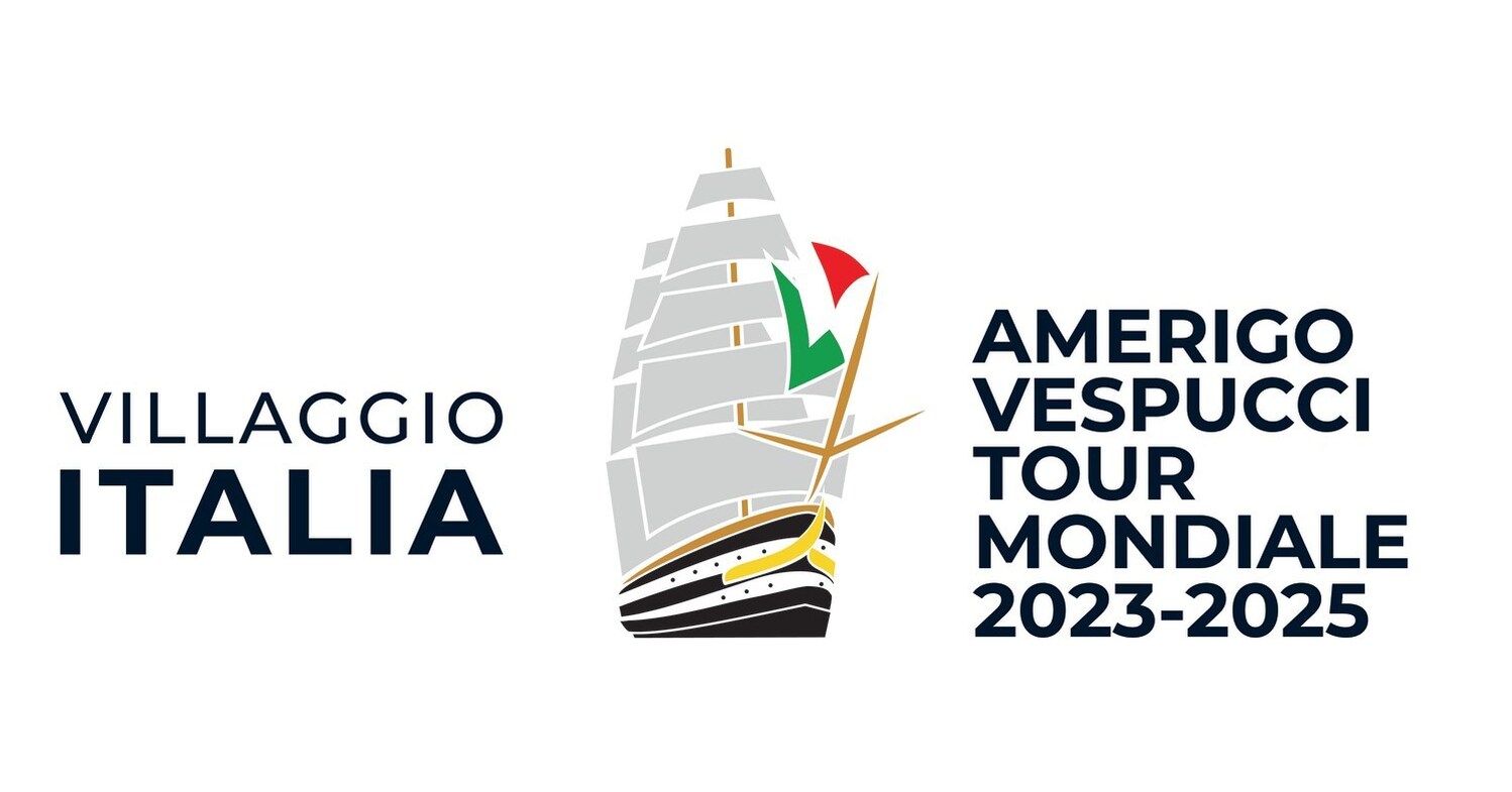 The Amerigo Vespucci ship and the Villaggio Italia Arrive in Los Angeles