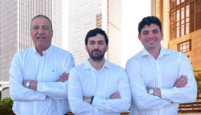 Atlas Invest Founders (left to right): Roni Peled, Chairman; Tal Shahar, CEO; Nir Peled, CRO