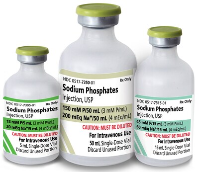 Sodium Phosphates Injection, USP is available in three presentations