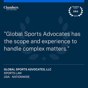 Global Sports Advocates Highlighted in Chambers USA 2024 Sports Law Rankings