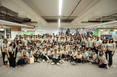 Wesco's Bangalore, India team during Day of Caring celebration.