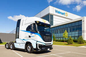 Walmart Canada becomes the first major retailer in Canada to introduce a hydrogen fuel cell electric semi-truck