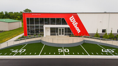 Wilson unveils a brand-new football factory in Ohio.