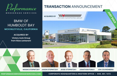 Performance Brokerage Services - BMW of Humboldt Bay - Victory Automotive Group