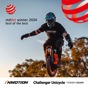 INMOTION Challenger Electric Unicycle Wins Prestigious Red Dot Award: "A Powerhouse Pushing the Boundaries"
