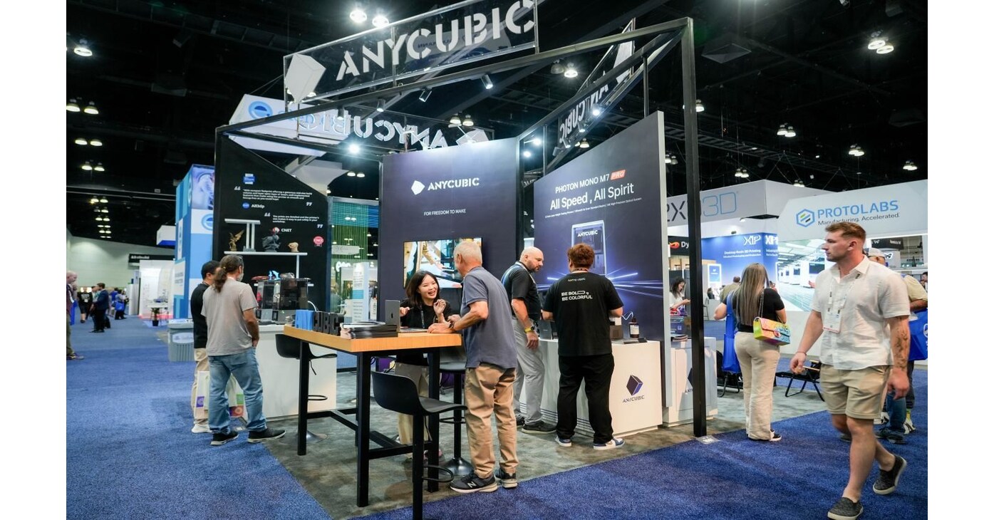 Anycubic Showcases Two Latest Intelligent 3D Printers at US Rapid+TCT 2024