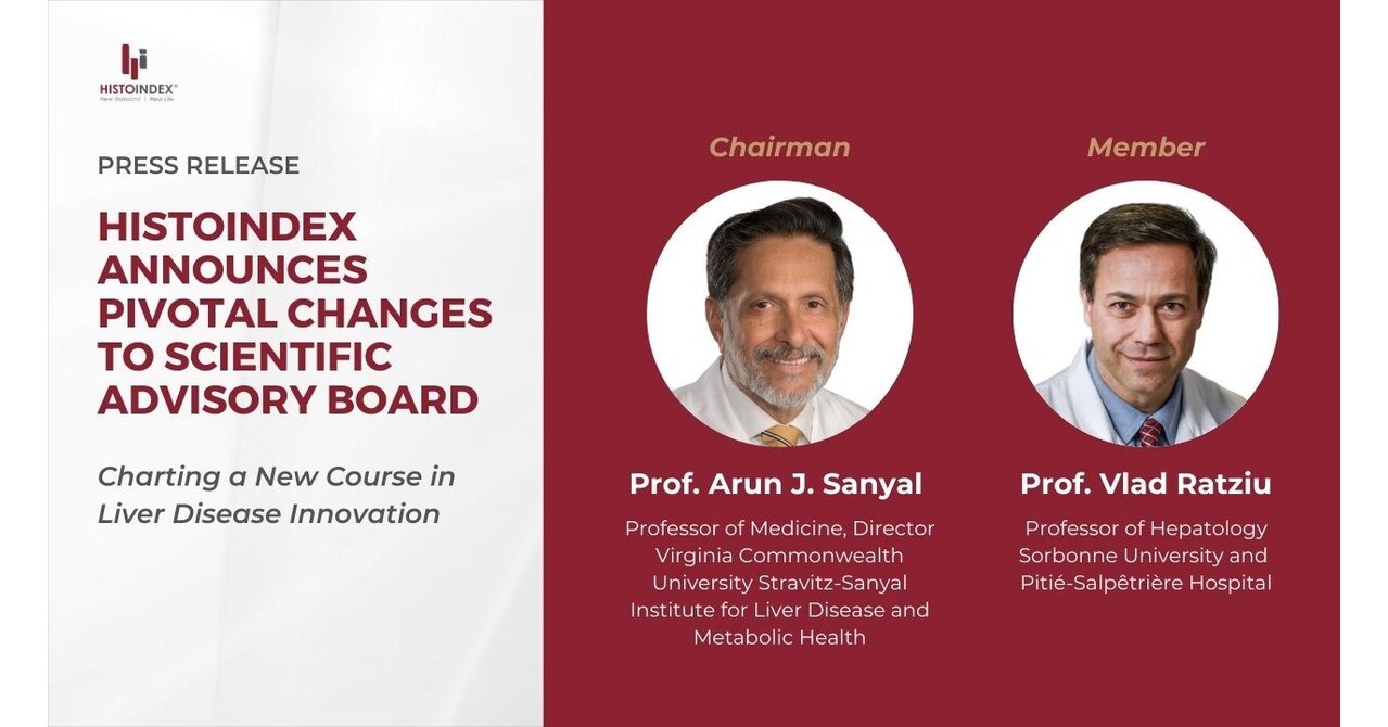 HistoIndex Charts New Course in Liver Disease Innovation: Announces Pivotal Changes to Scientific Advisory Board