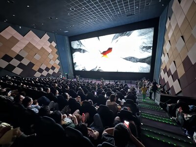 Le systme de projection de films UCine LED d'Unilumin au complexe Xinjiekou International Cinema. (PRNewsfoto/Unilumin Group., Ltd.)