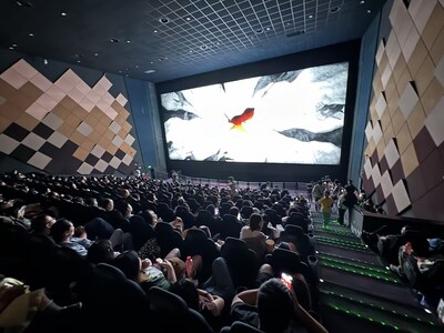 Sistema de projeção de filme LED UCine da Unilumin no Xinjiekou International Cinema (PRNewsfoto/Unilumin Group., Ltd.)