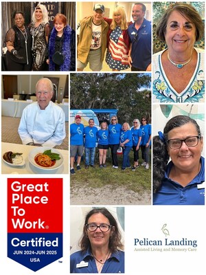 Pelican Landing Assisted Living and Memory Care celebrates seven consecutive years as a certified Great Place to Work under the operational leadership of Watercrest Senior Living. Pelican Landing is an award-winning senior living community located in Sebastian, Florida.