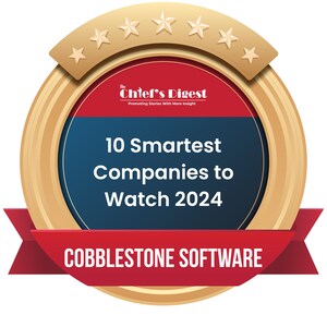 CobbleStone Software Named Among 10 Smartest Companies to Watch in 2024 by the Chief's Digest
