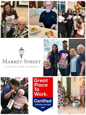 Market Street Memory Care Residence Palm Coast Celebrates Six Years as a Certified Great Place to Work®