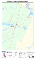 Laurentides - Fermeture du chemin multiusage qui traverse le barrage Bourdeau (Groupe CNW/Ministère des Ressources naturelles et des Forêts)