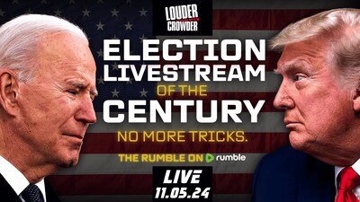 Louder With Crowder | Election Livestream of the Century | The Rumble On Rumble | No More Tricks | 11.05.2024