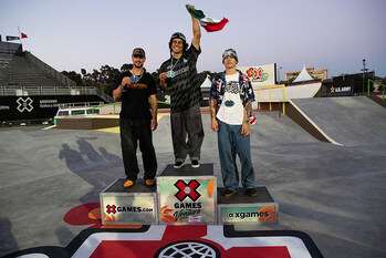 Monster Energy Riders Sweep Podium in BMX Street with Kevin Peraza Taking Gold, Jordan Godwin Silver, and Lewis Mills Bronze at X Games Ventura 2024