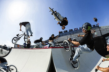 Monster Energy's Kevin Peraza Wins Gold in BMX Street at X Games Ventura 2024