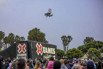 Monster Energy's Harry Bink Claims Bronze in Moto X Best Trick at X Games Ventura 2024
