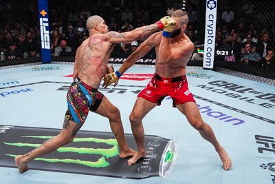 Monster Energy’s Alex Pereira Knocks Out Jiri Prochazka
to Defend UFC Light Heavyweight Championship Title at UFC 303 in Las Vegas, NV