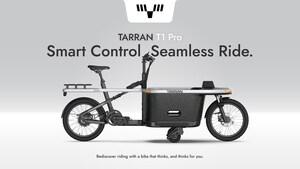 Vélo Cargo électrique intelligent avec roues stabilisatrices : À l'occasion d'Eurobike 2024, la start-up TARRAN présente le T1 Pro